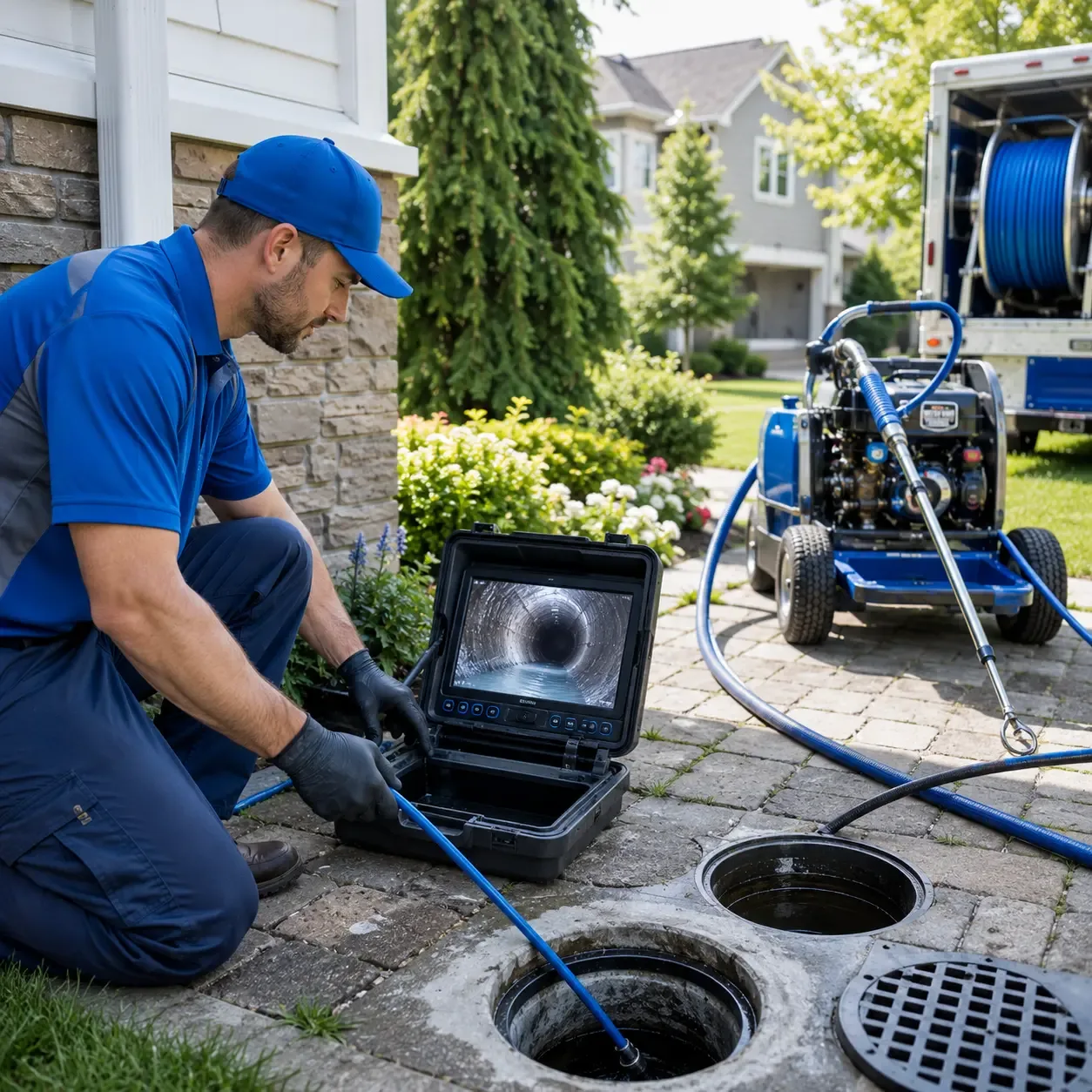 Outdoor drain cleaning professionals serving Hillburn, NY