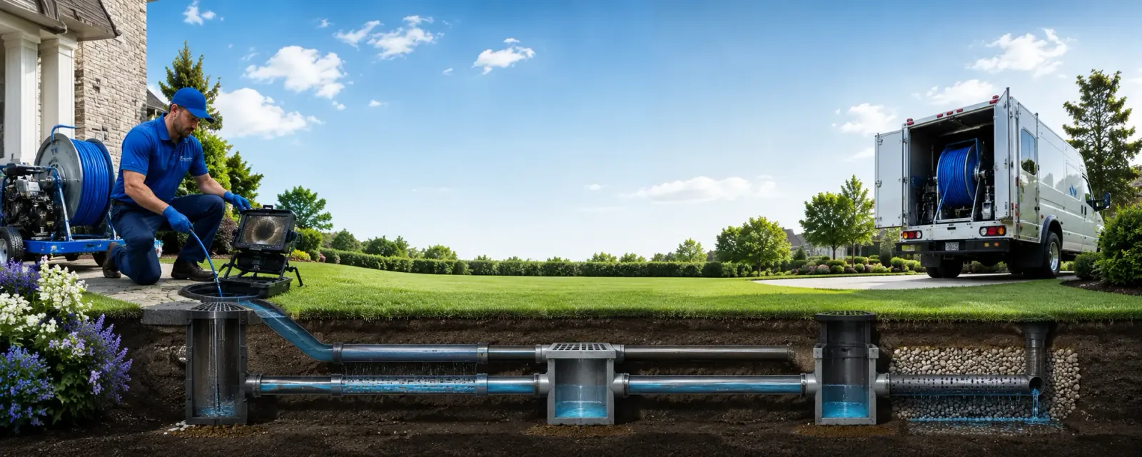 Outdoor drain cleaning information for Hillburn, NY
